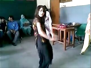indian girl dancing in school